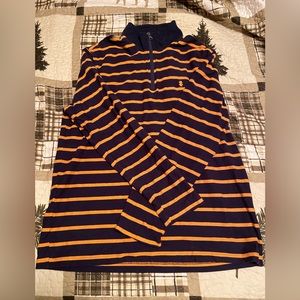 IZOD Allover Textured Mens Long Sleeve Quarter-Zip Pullover